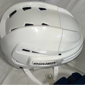 Bauer Classic White Ice Hockey Helmet